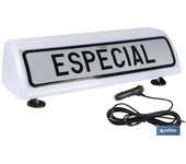 Cartel avisador acomp. veh. - especial v-21
