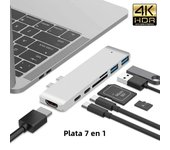 USB 3.1 Type-C Hub to HDMI Adapter 4K Thunderbolt 3 USB C Hub 3.0 TF SD Reader Slot PD For MacBook Air 13 15 Pro 14 M4 M3 M2 M1
