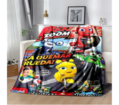 RR-Ricky Z-Zoom Cartoon Poster Blanket,Lightweight Warm Insulation Sofa Bed Office Car Knee Pads Blankets,Decke