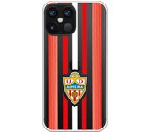 Funda original compatible con iPhone 12 Pro Max - UD Almería rayas rojas y blancas clear