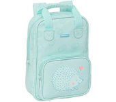 SAFTA  MOCHILA INFANTIL CON ASAS FACIL LIMPIEZA PREESCOLAR ERIZO SAFTA PREESCOLAR ERIZO 8x20x28 Cms.