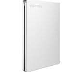 Disco Duro Externo Portátil Toshiba Canvio Slim, 2TB, Plateado