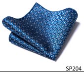 High Grade Brand Kerchief Man Dark Blue Striped April Fool's Day Fit Formal Party Pocket Square Handkerchiefs Suit  Accessories
