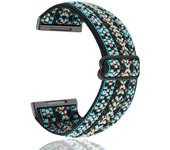 Nylon Strap for Fitbit Versa 3 Adjustable Elastic Smart Watch Bands Wristband for Fitbit Charge 5/Versa 3