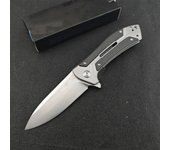 Pocket Rexford 0801 Flipper Folding Knife 3.5" D2 Stonewash Blade 420 Steel / G10 Handles Outdoor Tactical Knives EDC Multitool