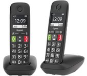 Telefono fijo inalambrico gigaset e290 duo negro 300 numeros - 42 tonos