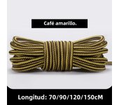 1 Pair Round Shoelaces Martin Boots Shoe Laces Striped Double Color Apply to High Gang Casual Shoes Cotton Shoelace 18 Colors