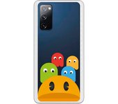 Funda compatible con Samsung Galaxy S20FE - S20 Lite 5G - Comecocos y Fantasmas de Frente