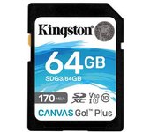 64GB SDXC CANVAS GO PLUS 170R C10 UHS-I U3 V 30