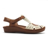 Shoes Sandalias Mujer marca Pikolinos modelo 655-0575 para mujer en color nata