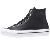 Converse CHUCK TAYLOR ALL STAR EVA LIFT LEATHER  Deportivas Con Plataforma Niña Negro