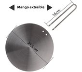 Stainless Steel Gas and Electric Stovetop Heat Diffuser Ring Plate