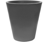 Macetero de polietileno topo 40x40 cm WELLHOME