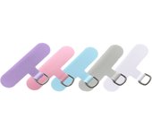 10/5/1Pcs Universal Tpu Mobile Phone Anti-lost Lanyard Card Gasket Nylon Detachable Phone Hanging Cord Strap Patch Tether Pad