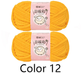2pcs X100g Hand Knitting Thread Yarn Crochet DIY Doll Yarn For Hand Knitting DIY Hats Scarves