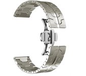 Stainless Steel Butterfly Buckle Strap For Huawei Watch GT 5 Pro 46mm Metal Bracelet For Huawei Watch GT5 GT4 GT3 GT2 46mm Band