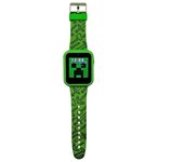 Reloj inteligente de Minecraft verde con multifunciones y ajustable