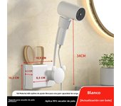 Hair Dryer Holder No Need To Hold Adjustable Wall Hanging Free Of Hands No need To Punch Holes Universal Air Duct Storage Rack