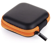 1pc mini earphone protective bag box hard Eva case digital charger headphone storage bag USB data cable organizer carrying pouch
