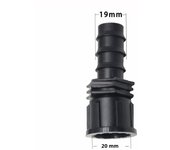 1PC 1/2 3/4 Female Male Thread To 1/2 3/4 1 Inch Garden Hose Barb Connector 16mm 20mm 25mm Plastic Irrigation Pipe Fitting