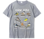 Nice Tits Funny Bird Watching Funny Tit Birds Birdwatcher Men T-Shirt Cotton Tops TShirt Design Special Street TShirts Oversized