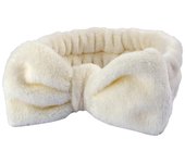 Bow Headband Wristband Set Towel Elastic Soft Washing Face Shower Make Up Yoga Sports Skincare Headband For Women Girls