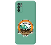 Funda Silicona Líquida Verde para Xiaomi Redmi Note 10 5G / POCO M3 Pro 5G diseño Adventure Time Dibujos