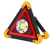 Portátil led cob recargable multifunción triángulo