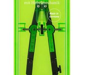 FABER COMPAS CON MECANISMO DE PALANCA VERDE FACTORY NEON 228x80x100 Cms.