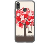 Tumundosmartphone Funda Gel Tpu para Huawei P20 Lite Diseño Pajaritos Dibujos