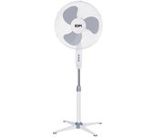 VENTILADOR DE PIE BLANCO POTENCIA: 45W ASPAS: Ø40cm ALTURA REGULABLE 105-125cm EDM