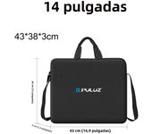 PULUZ 14 12 10 inch Ring LED Lights Portable Zipper Storage Bag Shoulder Handbags Photography LED Lights Carry Bag