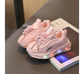 Zapatos Niña 202New LED Child Trainers 1-8Years Old Boy Girl Tennis Shoe Sport Shoe for Toddlers Glowing Kid Sneakers Kids Shoe