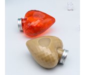 10Pcs 300ml Plastic Heart Shape Bottles For Drinks Storage Containers Drinking Water Bottles Plastic Water Bottle With Lids Caps