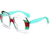 Leopard Eyeglasses Frame Anti-Blu-Ray Women Eyewear Retro Men Trend Transparent Universal Mix and Match Color Design Glasses