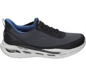 SKECHERS | Zapatillas Skechers Slip-ins Relaxed Fit Arch Fit Orvan Kincade para Hombre – Deportiva en Color Negro y Azul – Sneakers Slip Ins – Sin Cierre – Arch Fit – Relaxed Fit – Vegan – Cómodas – Modelo 210994-BLK
