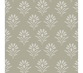 Papel Pintado Floral Verde Salvia