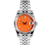 Top New Brand Tandorio Automatic Mechanical Watch Date Fluted Bezel Men NH35A Movt Suburst Dial 36mm 39mm Steel Case Glass Back