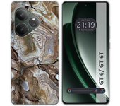 Tumundosmartphone Funda Silicona para Realme GT 6 / GT 6T 5G diseño Mármol 14 Dibujos