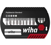 Wiha juego de bits flipselector standard de 25 mm en surtido, de 13 unid. de 1/4" (39078)