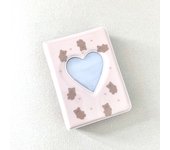 Ins Pink Black Lace Plaid Photo Album Kpop Korea Idol Star Chasing Binder Photocard Holder 3 Inch Home Collecting Book Album