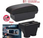 For Peugeot 208 Armrest Box 2012-2018 Car Armrest Auto Storage Box Car Accessories Retrofit Parts Interior Detail leather Simple
