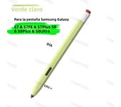 Pen Case for Samsung Galaxy Tab S Pen for Samsung Tab S6 Lite S7 S8 S7 Plus S7 FE S8 Plus Liquid Silicone Stylus Pencil Cover