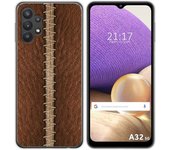 Tumundosmartphone Funda Gel Tpu para Samsung Galaxy A32 5G diseño Cuero 01 Dibujos