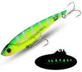 GOBAIT VIB Fishing Lure 20g 25g 30g Metal Jig Sinking Blade Treble Hook Spinner Spoon Cast RATION Carbon Steel Tackle Hard Bait