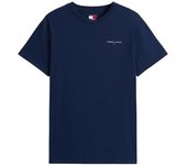 Camiseta Tommy Slim Linear Chest Hombre Marino