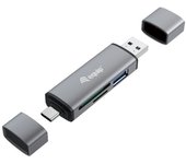 Lector de tarjetas usb tipo a - usb tipo c equip life usb 3.0 - sd - micro sd