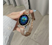 For Samsung Galaxy Watch 4 44 40mm 5pro active2 Gear s3 Bracelet For Huawei Watch gt2/3 Belt 20 22mm Luxury Metal Magnetic Strap