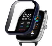 PC Case+Glass for Huami Amazfit GTS 4 GTS 4 Mini Smart Watch Bumper Protective Cover for Huami Amazfit Bip 5 3 Pro Accessories