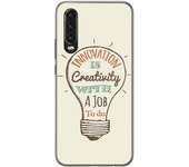 Tumundosmartphone Funda Gel Tpu para Huawei P30 diseño Creativity Dibujos